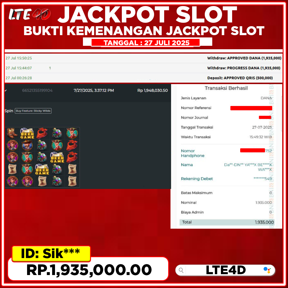 Bukti Kemenangan
